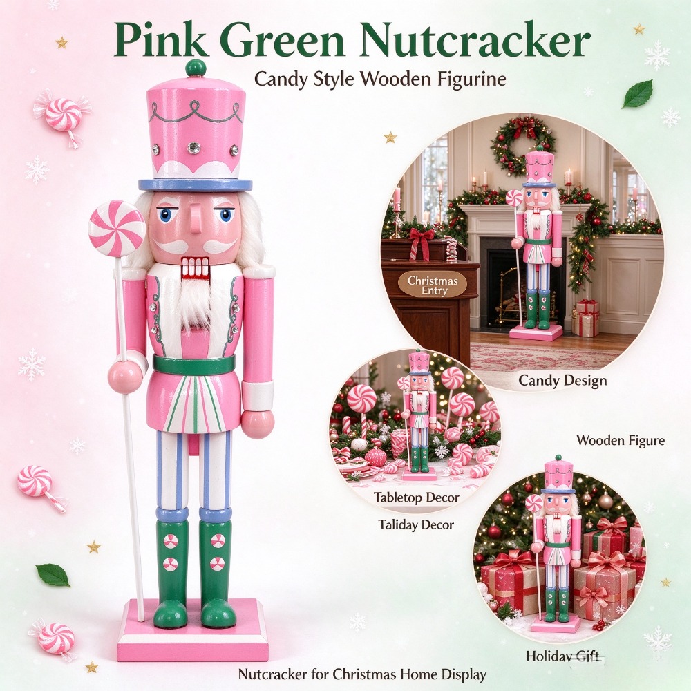 Nutcracker Figurine - 14-дюймовая деревянная фигурка солдата-орехокола на День