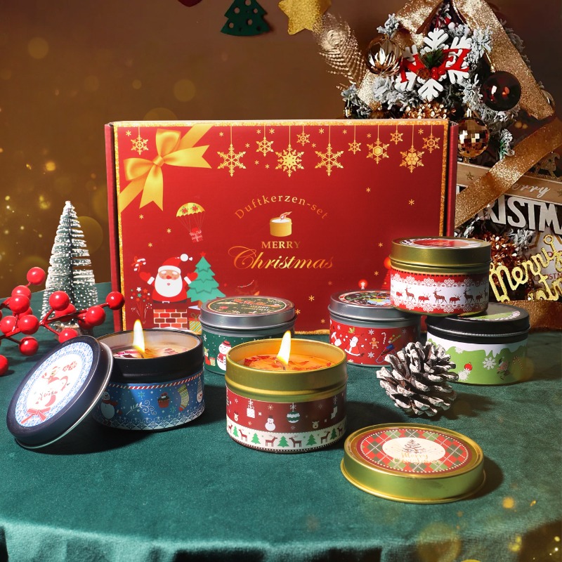 Holiday Candle Set - Набор ароматических свечей из соевого воска