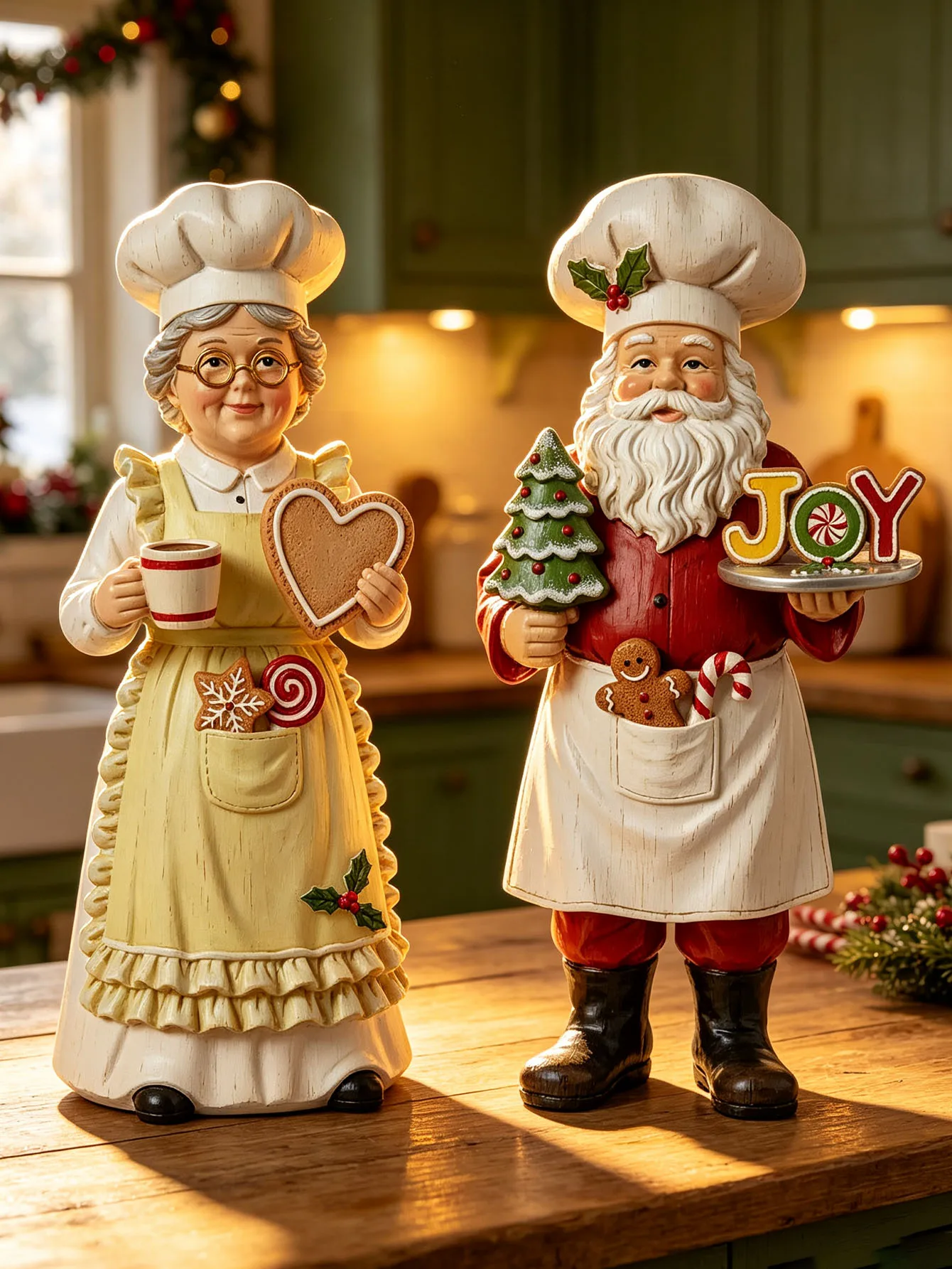 Nutcracker Figurine - Набор из двух предметов: фигурки повара