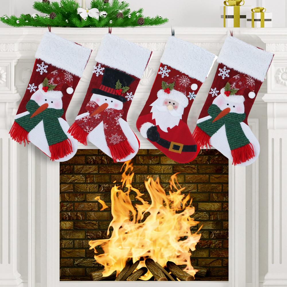 Набор рождественских носков из – обзор и цена Christmas Stocking Hanging