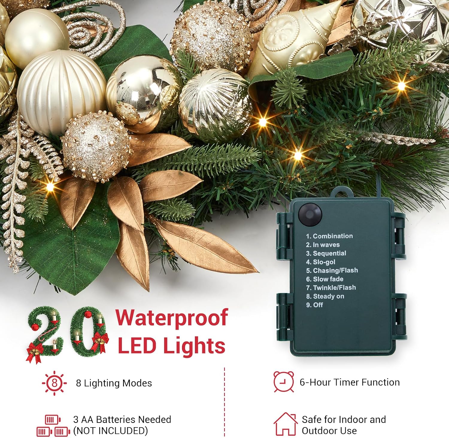 Garvee, рождественская гирлянд – обзор и цена Led Fairy String Lights