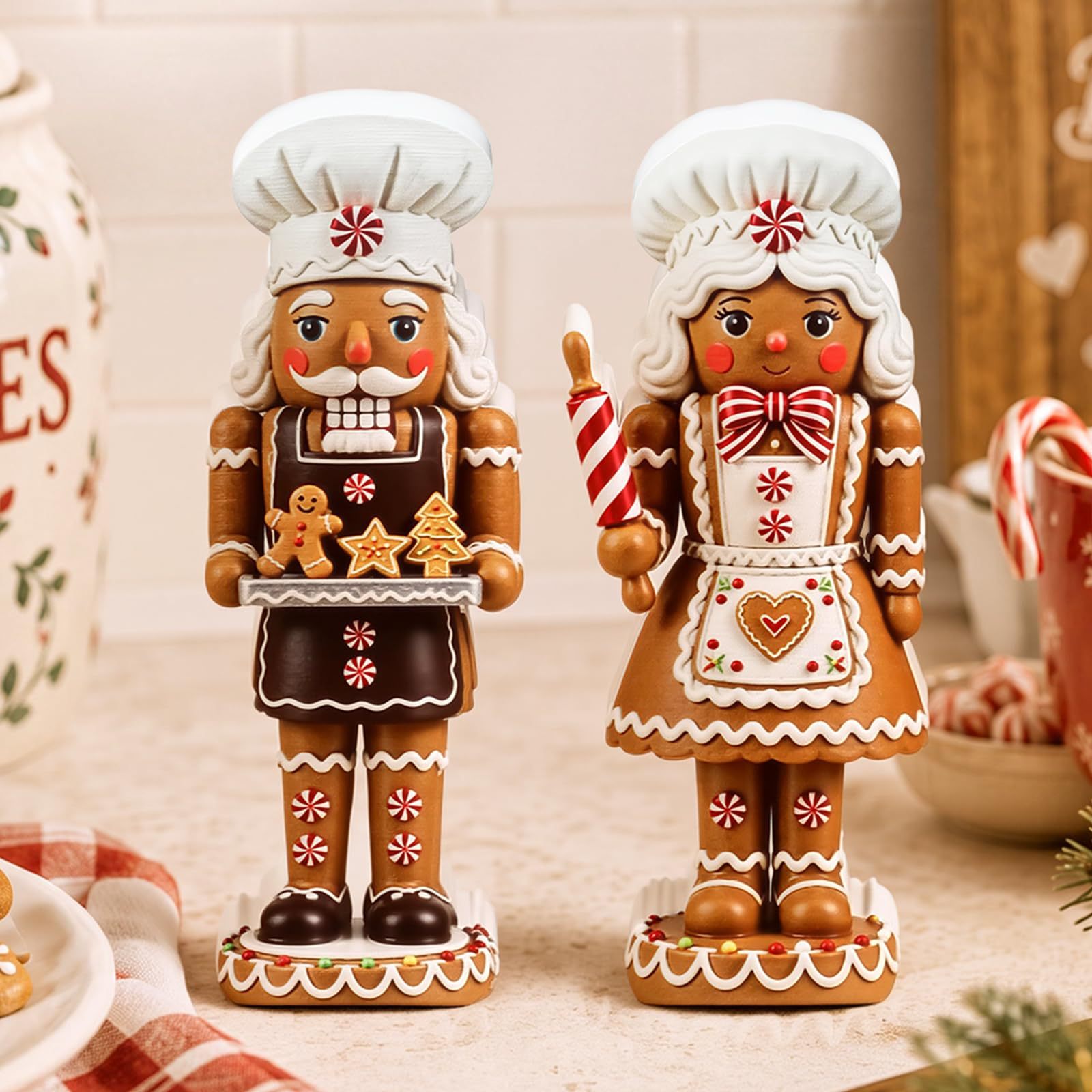 Набор из 2 деревянных декорати – обзор и цена Nutcracker Figurine