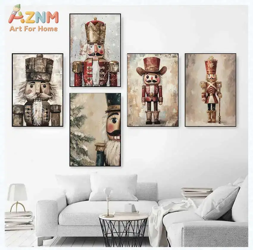 Винтажный постер AZNM «Щелкунч – обзор и цена Nutcracker Figurine