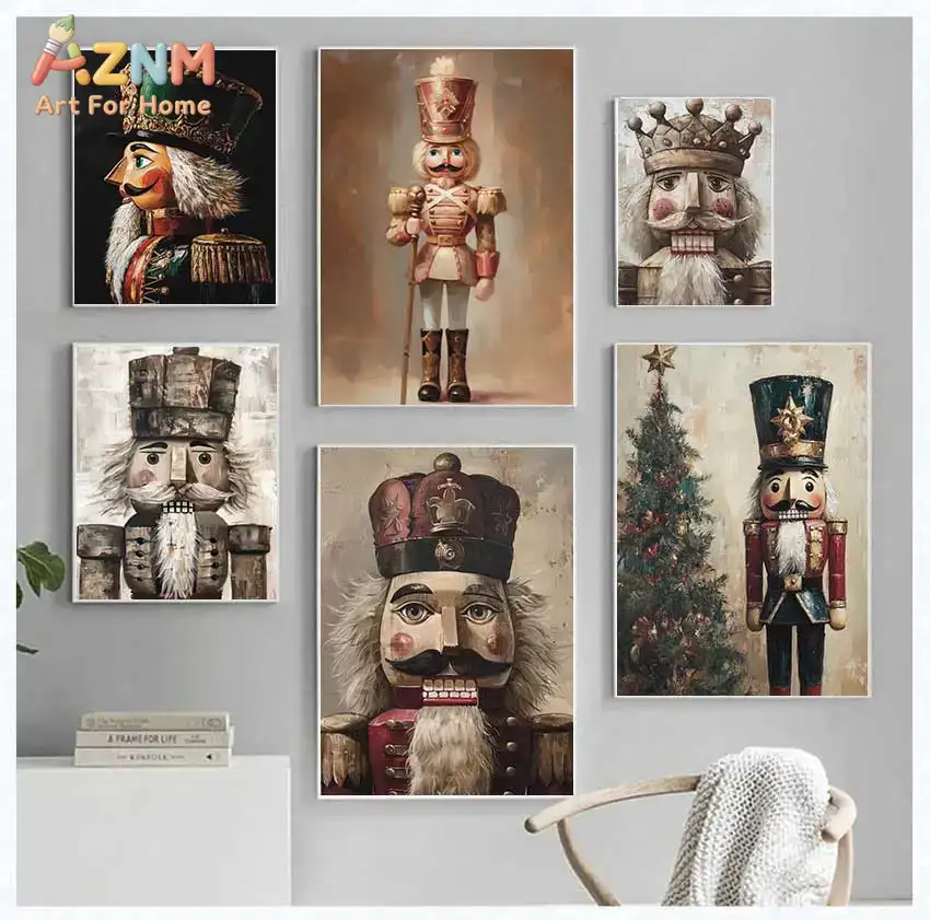 Винтажный постер AZNM «Щелкунч – обзор и цена Nutcracker Figurine