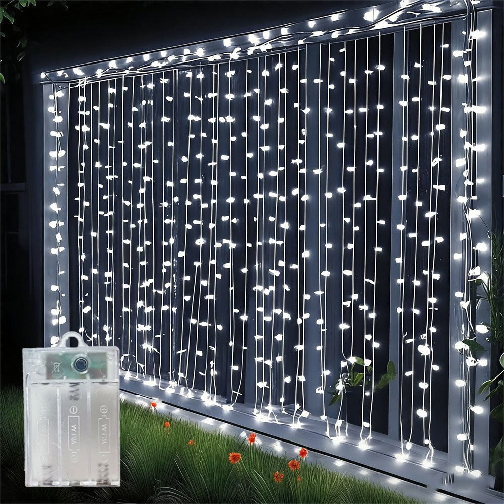 Светодиодная гирлянда-штора на – обзор и цена Led Fairy String Lights