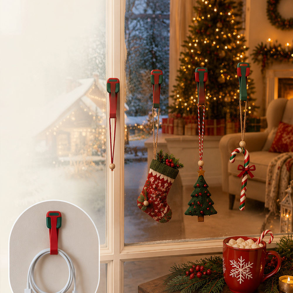 Многоразовый силиконовый крючо – обзор и цена Christmas Stocking Hanging