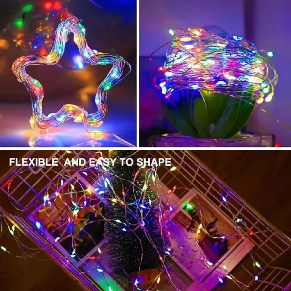 Светодиодные гирлянды из медно – обзор и цена Led Fairy String Lights